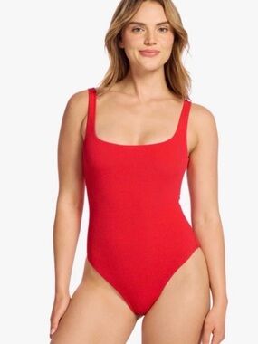 NUUDS | Chili red one piece bathing suit NWT!